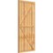 Ekena Millwork Framed Board-n-Batten Shutters w/Z-Bar, Rough Sawn Western Red Cedar, 32 1/4W x 70H, PR RBF06Z32X070RWR - alternate 5